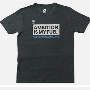 SoFi Technologies App "Ambition Is My Fuel" Large shirt comes in package